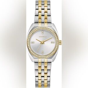 NWOT Caravelle by Bulova Women's Stainless Steel.
